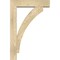 Ekena Millwork Thorton Block Rough Sawn Bracket w/ Offset Brace, Douglas Fir, 6"W x 24"D x 36"H BKT0604X24X36THR05RDF - alternate 2